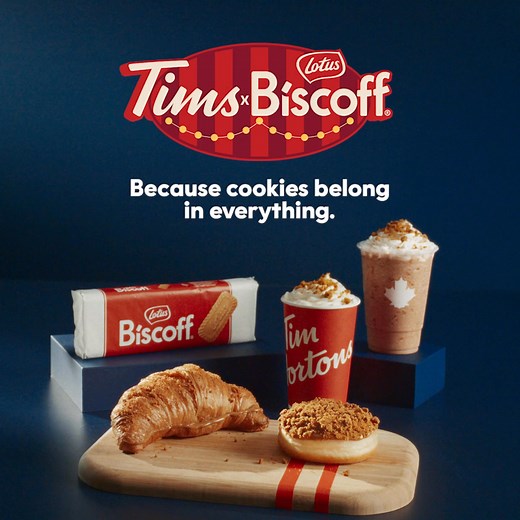 366 reactions · 34 shares | Try the new Tims x Biscoff® holiday menu: Latte, Iced Capp, Boston Cream Donut, and Croissant. | Tim Hortons | Facebook