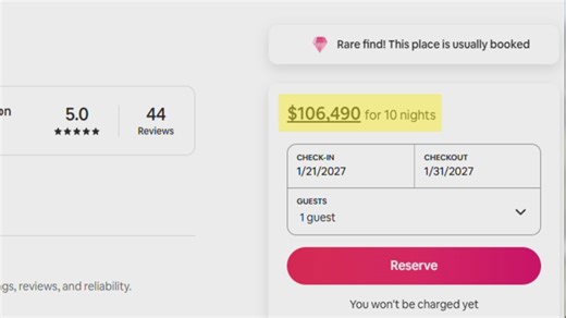 $100K for 10 nights? Listed rental prices raise concerns ahead of Sundance