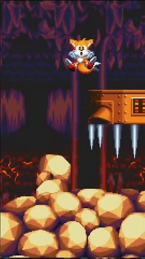 Me being bad at Sonic Mania (Tails - Lava Reef Zone Edition) #sonic #sonicmania #shorts