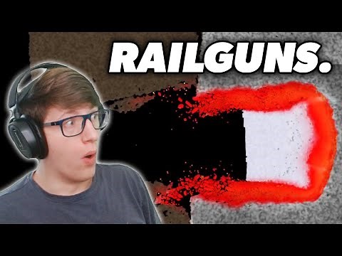 Testing RAILGUNS in Space Simulation Toolkit!