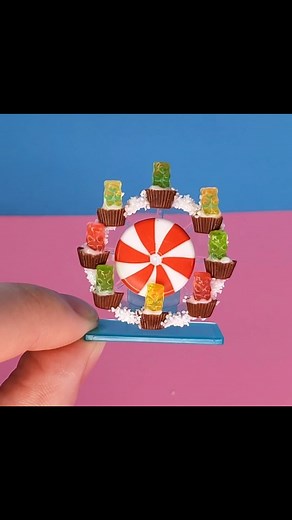 The Gummy Bear-ris Wheel 🎡🧸 @officialminiverse Candy Remix 🍭🎪 #miniverse #haribo #carnival #recipes #fblifestyle | Cass Meets Mini