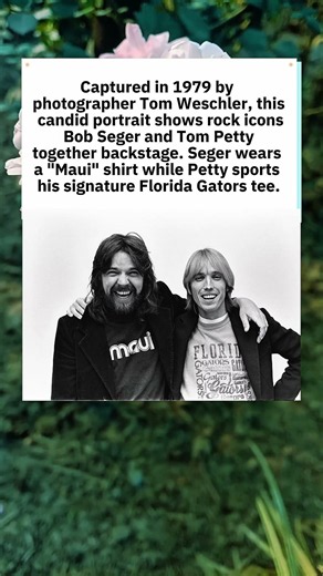 Bob Seger & Tom Petty Backstage (1979) 🎸 #BobSeger #TomPetty #Shorts