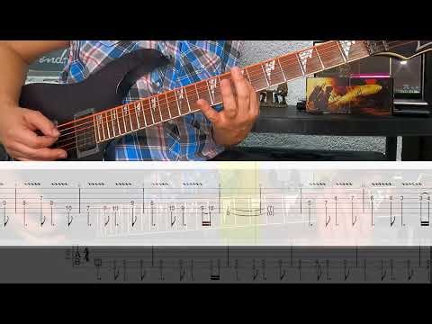 Megadeth - Sweating Bullets Guitar with Tabs [Lesson, Tutorial, Riffs and Solo]