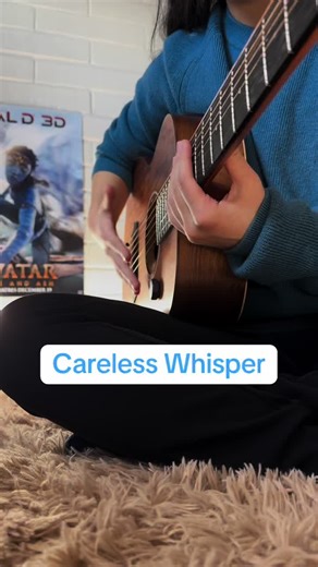 Careless Whisper by George Michael! #guitar #acousticguitar #guitarist #guitarplayer #guitartok