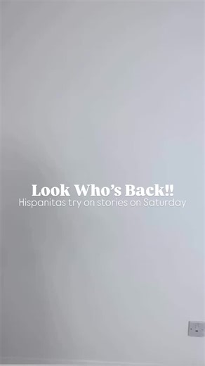Footwear - Jewellery - Handbags - Accessories on Instagram: "Look Who’s Back! 👀 Hispanitas try on with this beauty coming Saturday 🤍"