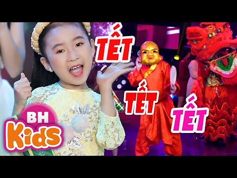 Nhạc Tết Thiếu Nhi Vui Nhộn 2022 🍭 Bé Đón Tết Sang 🎵Bánh Chưng Bánh Tét, 12 Con Giáp