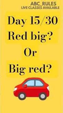 "Red Big" nu sonna thappu! ❌ The Secret OSCACP Logic! 🛡️ Day 15 #howtoimprovespokenenglishintamil