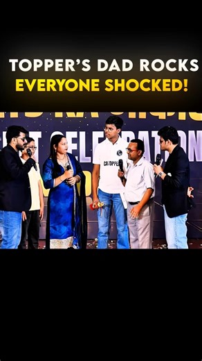 TOPPER'S DAD ROCKS 🔥😎👑#pw #pwca #shorts #shortsfeed #inspiration #motivation #CAwallah