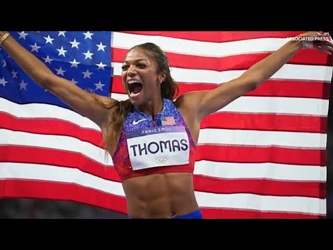 Paris Olympics women's 200 meter finals top moments: Gabby Thomas goes for gold