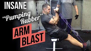 The “Pumping Rubber” Arm Blast circuit to build bigger arms. 💪 ———————— 📝VISIT: https://scottabelfitness.com/pumping-rubber-arm-blast-with-resistance-bands/ (for full explanation) ———————— Getting into more advanced and hardcore ways to combine resistance bands exercises with traditional pumping iron exercises. 💪CIRCUIT ONE » Exercise — Sets X's Reps 1a) Seated Alternate DB Curls (or Heavy BB Cheat Curls) — 2-3 X’s 6-8 EA 1b) RB Bent Over Triceps pushdowns — 2-3 X’s 15-20 1c) RB standing hori