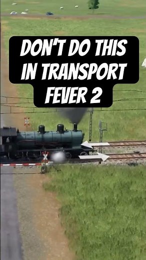 Level crossing chaos solved in 30 seconds #transportfever2 #simulation #tips