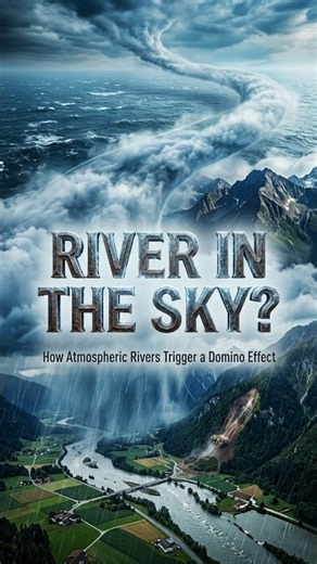 How Atmospheric Rivers Trigger a Domino Effect Across Earth — Explained #facts #extreamweather