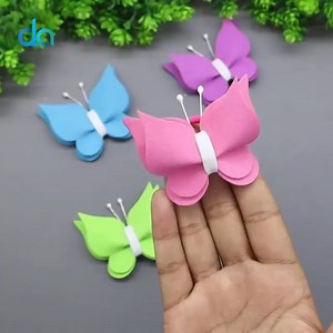 Amazing easy crafts butterfly making instruction step by step. DIY Crafts Instruction. | DIY Crafts & Art