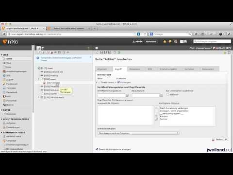TYPO3 Extensions news (Teil 1 von 5) - Installation & Konfiguration