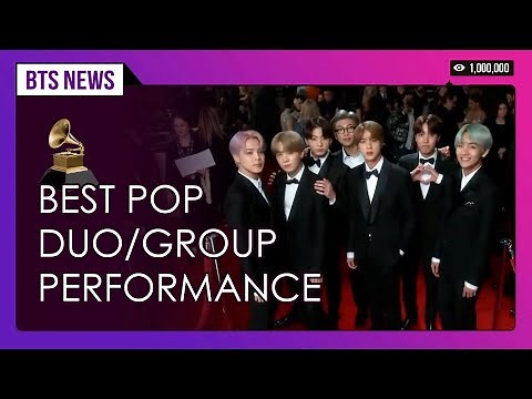 BTS wins FIRST-EVER Grammy nomination in best duo/group performance