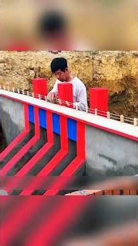 He Built a Strong Bridge by Hand... The Result Is Incredible! 😱 #shorts