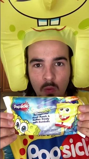 Opening 4 Spongebob Popsicles! #shorts