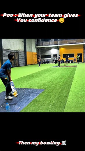 Pov : Team gives you confidence 💪. #viral #cricket #cricketlover #cricketbowling #psl #shprts #reels