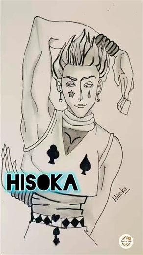 Hisoka drawing | Hunter x Hunter art | Anime fanart ✨🎭 #pencilart#hisoka#pencilart#animeeart