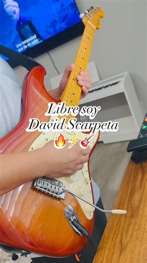 Libre Soy - David Scarpeta - Solo de Guitarra 🎸 #guitar #guitarist #guitarcover