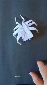 How to make Spider paper easy tutorial/Laba laba kertas buku