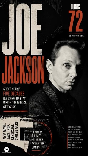 Joe Jackson Turns 72: From Look Sharp! to Night and Day