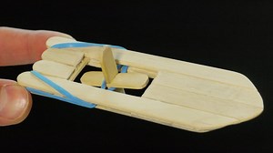 How to make a popsicle stick and rubber band paddle boat
