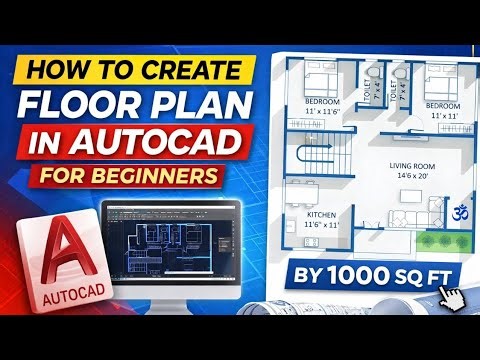 Making AutoCAD Floor Plan as per Client Requirement 1000 SQ. ft | AutoCAD FloorPlan for Beginners