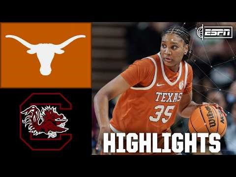 Texas Longhorns vs. South Carolina Gamecocks | SEC Championship Highlights | ESPN College Basketball