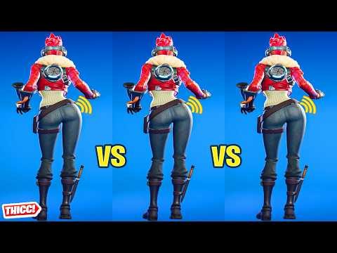 Fortnite Jess Skin Party Hips 1 Hour Version! Thicc 🍑😘 Hot New Save The World Girl 😍 Zoomed In 😜 4K
