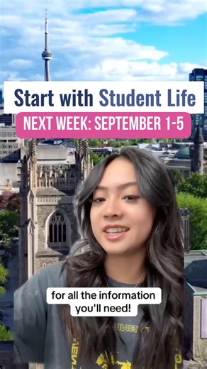 6.6K views | Hey, incoming #UofT students!  Here’s Selina with your weekly checklist for Sept. 1-5 to help you set yourself up for success this semester  Welcome to U of T! 朗 ✅ For more events, resources, services, programs and to-do tasks, head to the Start with Student Life orientation website (link in bio)  start.studentlife.utoronto.ca #UofTStudentLife #UniversityofToronto #UofTStGeorge #MyUofT | University of Toronto Student Life | Facebook