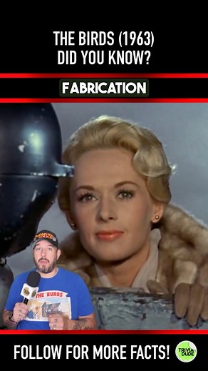 Terrible that she ever even had to fake it. Sigh… #thebirds #thebirds1963 #thebirdsmovie #alfredhitchcock #tippihedren #daphnedumaurier #rodtaylor #jessicatandy #veronicacartwright #suzannepleshette #ruthmcdevitt #charlesmcgraw #ethelgriffies #elizabethwilson #richarddeacon #karlswenson #doreenlang #billquinn #joemantell #doodlesweaver #horror #horrormovies #60smovie #60smovies #scottneumyer #didyouknowthis #didyouknowthat #moviefacts #movietrivia #triviadude | Scott Neumyer