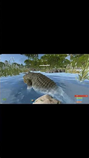 Crocidile gives me semi pistol and hazzy #rust