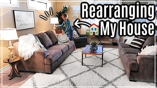 Rearranging furniture and redecorating my house | Farmhouse style decor