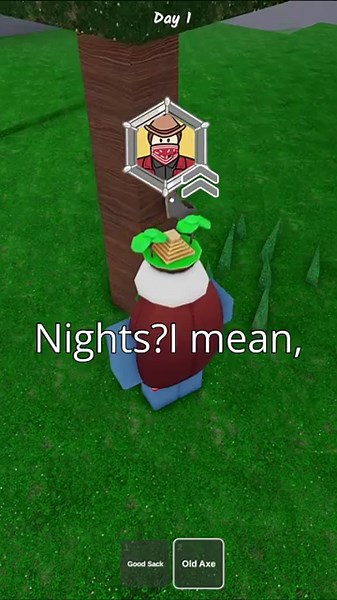 JUST WHY DO you like ME CHOPPING TREES in ROBLOX #shorts #roblox