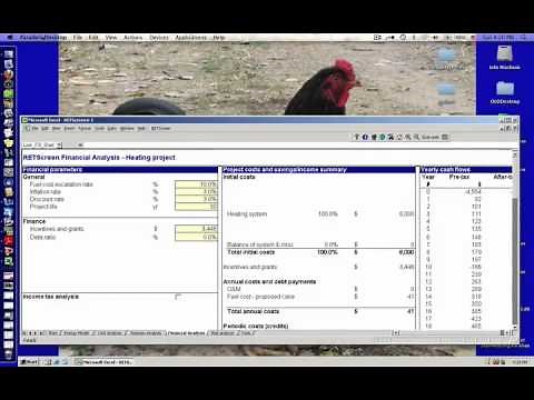RETScreen tutorial on solar hot water - part 1 of 4