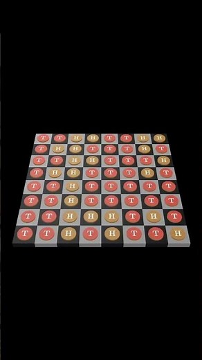 The chessboard and coins puzzle