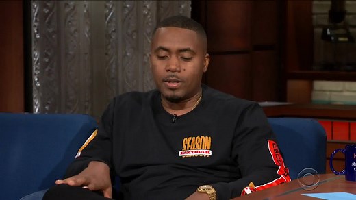 Nas had a rare moose sighting while recording his new album “NASIR” with Kanye West in Wyoming. | The Late Show with Stephen Colbert