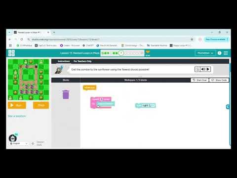 Code.org Course D – Lesson 13 | Creating Simple Games