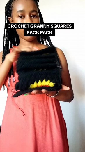 Crochet backpack for school, Gym, picnic etc #likeandshare #followme #trendingnow #creativeideas #tiktokcreator #handmade #staytuned