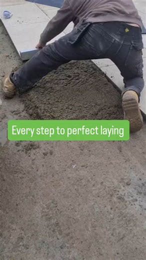 Andy on Instagram: "38 seconds to master porcelain on concrete. 🛠️ Laying over an existing slab or fresh concrete pad is a game changer, but the bond is everything. If you don't prep the surface correctly, those tiles will pop in the first frost. ❄️ Here is the exact workflow for a rock-solid install: 1️⃣ Clean & Prep: Ensuring the concrete pad is debris-free. 2️⃣ The Bond Bridge: Applying SBR or Slurry Primer (don't skip this!). 3️⃣ Bedding: Spreading the mortar/adhesive for 100% coverage. 4️⃣