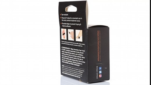 KT Tape Performance+ Blister Prevention Tape, 30 Precut 3.5 Inch Strips, Breathable, Durable, Conforming