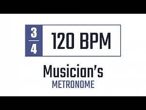 120 BPM - 3/4 - Metronome
