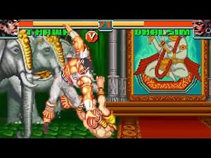 T. Hawk Playthrough - Super Street Fighter 2 Turbo Revival (Gameboy Advance)