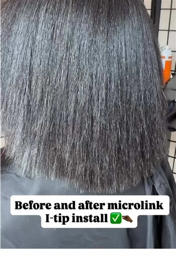 These installs are perfect for clients that want maximum versatility and a super flat ponytail. My beautiful client finally decided she wanted to link up and get her install. She was tired of braids and tired of sew ins- she wanted something flatter, more versatile, and where she had full access to her scalp. Mission accomplished ❣️❣️❤️Tap the link in bio to schedule your microlink install today 🥳 #dmvstylist #microlinks #dmvmicrolinks #microlinksdmv #dmvweaves