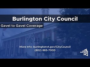 Burlington City Council - 8/25/2025