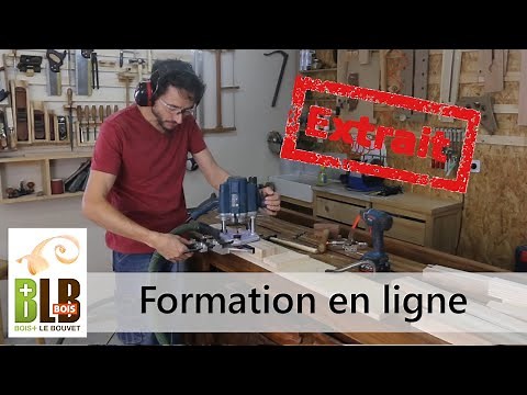 BLB-bois online training courses: introduction to woodworking, routing a groove with a router