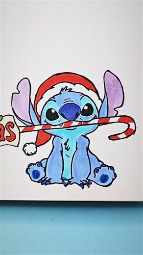 Inkfinite Art on Instagram: "Drawing Stitch Christmas . . . . . #stitch #christmas #drawing"
