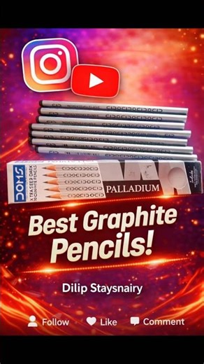 “Best Graphite Pencil for Drawing ✏️ | Doms Palladium Review 🔥”