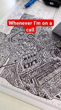 I automatically draw these when I’m on a call. Series. Day 1.